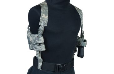 Image of Eagle Industries Horizontal Pull 92F Holster with Mag Pouch