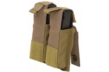 Image of Eagle Industries Double Pistol Mag Pouch, FB MOLLE