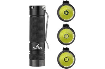 Image of Eagtac D25C Clicky XML2 U4 LED Flashlight, Black, Medium, D25CRCXML2