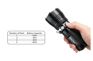 Image of EAGTAC MX30L3 Base Flashlight, XH-P50 NW LED, 2790lm, Black, MX30L3-XHP50-BASE-NW