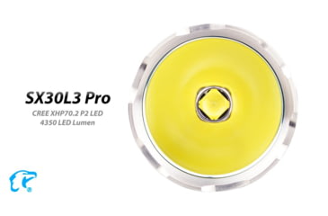 Image of EAGTAC SX30L3 Pro Flashlight, XHP70.2 CW LED, 4350lm, Black, SX30L3-XHP702-PRO-CW