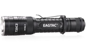 Image of Eagtac T25C2 XPLHI 1148 Lumen Tactical Flashlight KIT, Black, Medium, T25C2XPLHIWEAPONKIT
