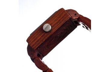 Image of Earth Culm Wooden Unisex Watch, Red ETHEW1003