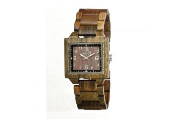 Image of Earth Culm Wooden Unisex Watch, Olive ETHEW1004