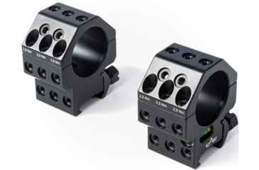 Image of EAW German Tactical Mount Pair Of Fixed Rings, Tube Diameter 30mm, Height 15mm, Screw, Black, 61000