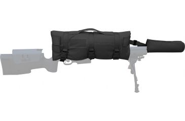 Image of Eberlestock Scope Cover and Crown Protector, Black ARSC-CPMB