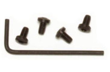 Image of Ed Brown Products Grip Screw Bushings, 1911, Hex, Standart Grip, 4 Pieces w/Allen Wrench, Blue, 803
