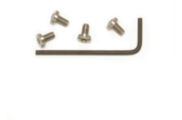 Image of Ed Brown Products Grip Screw Bushings, 1911, Hex, Standart Grip, 4 Pieces w/Allen Wrench, Stainless Steel, 804