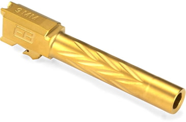 Image of Ed Brown Products &amp;W M&amp;P / M&amp;P 2.0 9mm Button-Rifled Match Barrel, Titanium Nitride, Gold, 4.25 in, MP-BR-GOLD