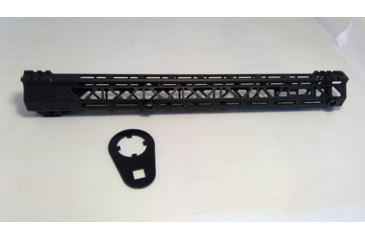 Image of EDEMO Battle Arms Development Rigidrail Handguard, AR-15/M16, M-LOK, 17 inch, Black, BAD-RR17-MLOK, EDEMO1