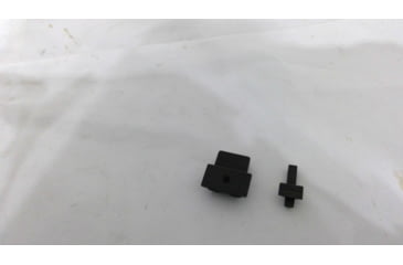 Image of USED HiViz Litewave H3 Tritium/Litepipe Sight Set, S&amp;W Shield 9mm, S&amp;W .40, S&amp;W .45, Black, Green/Orange Litepipes w/ Orange Front Ring, MPSN621, EDEMO2, Condition Like New, Inspect and Rebox