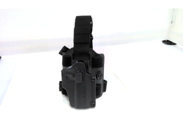 Image of EDEMO TRYBE Tactical Universal Holster w/ Drop Leg Platform, Black, TRT-UH-DLP-BL, EDEMO1