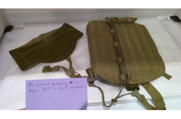 Image of EDEMO UARM CBA Canine Body Armor, Type IIA Threat Level, Coyote, XL, CBAXLC-SACBAXL2A, EDEMO1