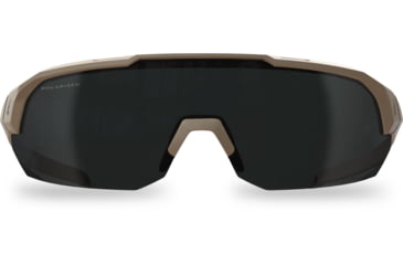 Image of Edge Eyewear ARC Light Shooting Glasses, Tan499 Frame, Polarized Smoke Vapor Shield Lenses, Standard, AL1K174VS