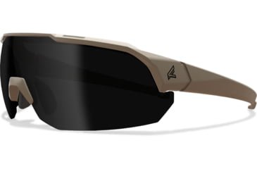 Image of Edge Eyewear ARC Light Shooting Glasses, Tan499 Frame, Polarized Smoke Vapor Shield Lenses, Standard, AL1K174VS