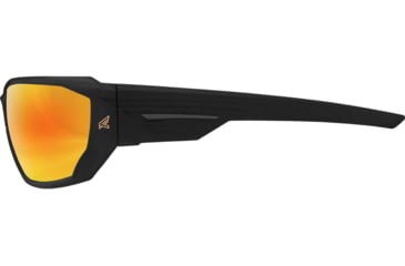 Image of Edge Eyewear Dawson - Black Frame / Aqua Precision Red Mirror Lenses, Black Frame, XDAP419