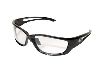 Image of Edge Eyewear Kazbek XL Sunglasses, Black Frame, Clear Vapor Shield Lenses, SK-XL111VS
