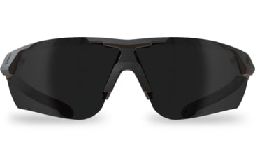 Image of Edge Eyewear Phantom Rescue Shooting Glasses, Black Frame, G-15 Vapor Shield Lenses, Standard, PR17VS