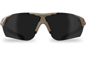 Image of Edge Eyewear Phantom Rescue Shooting Glasses, Tan499 Frame, G-15 Vapor Shield Lenses, Standard, PR27VS