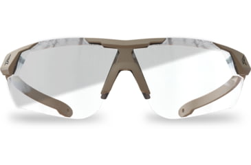 Image of Edge Eyewear Phantom Rescue Shooting Glasses, Tan499 Frame, Photochromic Vapor Shield Lenses, Standard, PR21PCVS