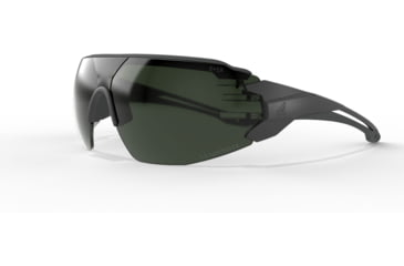 Image of Edge Eyewear Taven Safety Glasses, Black Frame w/ Black TPR / G-15 Vapor Shield Lens, Standard, NSN XTV117VS, XTV117VS