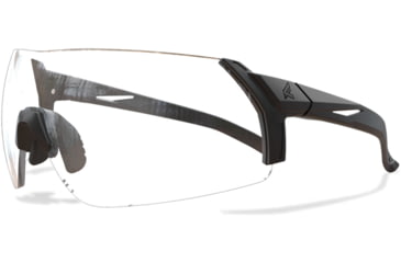 Image of Edge Eyewear Urgent Fury Shooting Glasses, Black Frame, Clear Vapor Shield Lenses, Standard, UF11VS