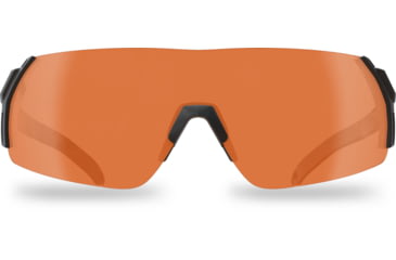 Image of Edge Eyewear Urgent Fury Shooting Glasses, Black Frame, Tigers Eye Vapor Shield Lenses, Standard, UF14VS