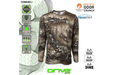 Image of Element Outdoors Drive Series Long-Sleeve Shirt - Mens, EXCAPE, X-LARGE, DS-LS-XL-EX