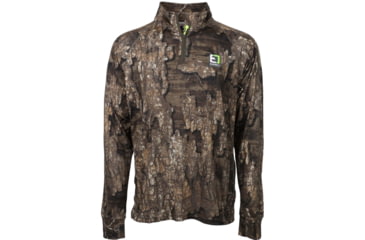 Image of Element Outdoors Drive Series Quarter Zip Shirt - Men's, Large, Timber, DS-QZ-L-TM