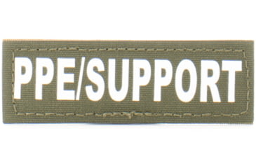 Image of Eleven 10 1x3 Med Name Tape Patch, White Glow - E10-7003-PPE/SUPPORT-RGR/GLO