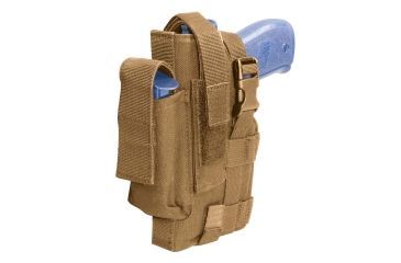 Image of Elite Survival Systems Belt Holster, Left Hand, Coyote Tan - For Glock, Sig, 4.45-5in BBL 7680-T-LH