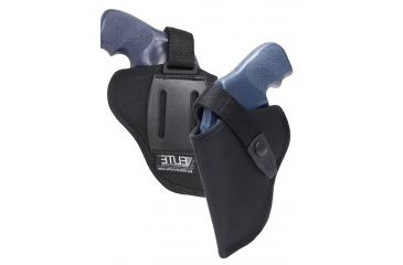 Image of Elite Survival Systems Dura-Tek Hip Holster, Size 8, Fits compact autos such as Glock 19, Sig P250 and Springfield XD Compact, Left Hand, Black, 8 DTBH8-LH