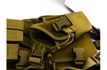 Image of Elite Survival Systems MVP Commandant Tactical Holster Vest, Right Hand Holster, Coyote Tan MVP020103-T