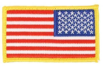 Image of Elite Survival Systems US Flag Patches - Reverse Orientation, Full Color, 3.5in x 2in ID-US-102