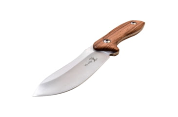 Image of Elk Ridge Drop Point Fixed Blade Knife, 4 in, 3Cr13 Stainless Steel Stainless Steel, Zebra Wood, ER-200-03D