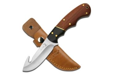 Image of Elk Ridge Fixed Blade, 7.5in, Stainless Steel Blade, Two Tone Wood Handle ER-198