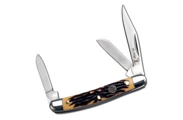 Image of Elk Ridge Folding Blade, 2in, Stainless Steel Blade, Simulated Bone Handle ER-323SI