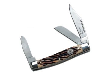 Image of Elk Ridge Folding Blade, 3in, Stainless Steel Blade, Simulated Bone Handle ER-323ISS