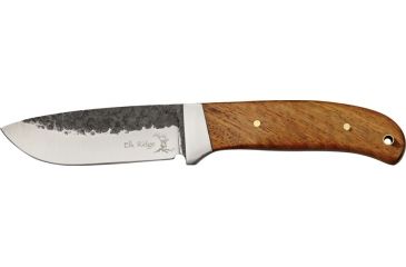 Image of Elk Ridge Hunter Fixed Blade Knife, 3.625in, Carbon Steel Blade, Brown Wood Handle ER268