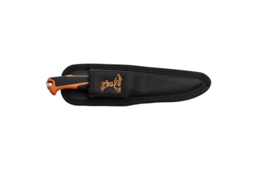 Image of Elk Ridge Trek Fixed Blade Caping Knife, 4in, Stainless Steel 8Cr13MoV, Drop Point, Black/Orange Handle, ER-TKFIX003CS