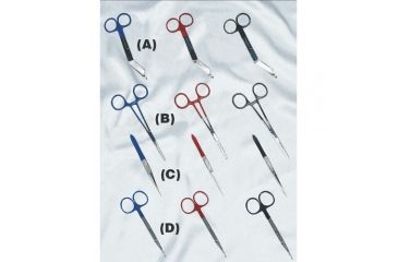Image of EMI Colormed Kelly Forceps Blue - 704