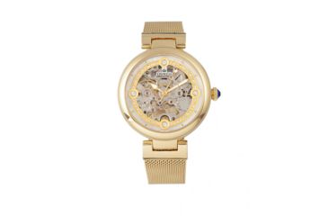 Image of Empress Adelaide Automatic Skeleton Mesh-Bracelet Watch, Gold, EMPEM2502