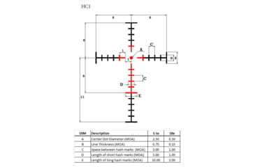 Image of EOTech Vudu 3-9x32mm Ultra-Short Rifle Scope, Second Focal Plane w/Integrated Mount, HC1 MOA Reticle, VDU3-9PKG1