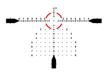 Image of EOTech Vudu Ultra Short 3-9x32mm 30mm Tube LPVO Rifle Scope, Second Focal Plane, MR5 Reticle, Black, VDU3-9SFMR5