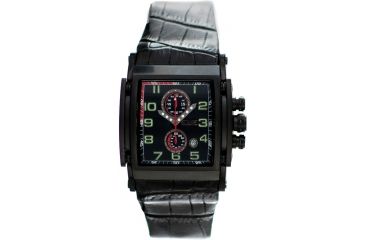 Image of Equipe Q405 Spring Mens Watch - Black Case, Black Dial