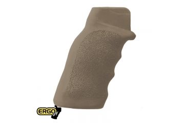 Image of Ergo Grip AR15/M16 Flat Top Tactical Deluxe Grip, Suregrip, Dark Earth, 4025-B-DE