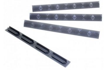 Image of Ergo Grip M-LOK Wedgelok Rail Cover, 4Pk, Grey 4332-4PK-GG-B