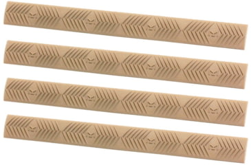 Image of ERGO M-LOK Rail Cover, 4-Pack, Coyote Brown, 4332-4PK-CB-B