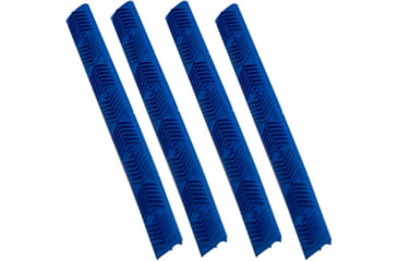 Image of ERGO M-LOK Rail Cover, 4-Pack, Red/Blue, 4332-4PK-RBL-B