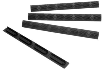 Image of Ergo M-LOK Wedgelok Rail Cover, 4-Pack, Black, 4332-4PK-BK-B